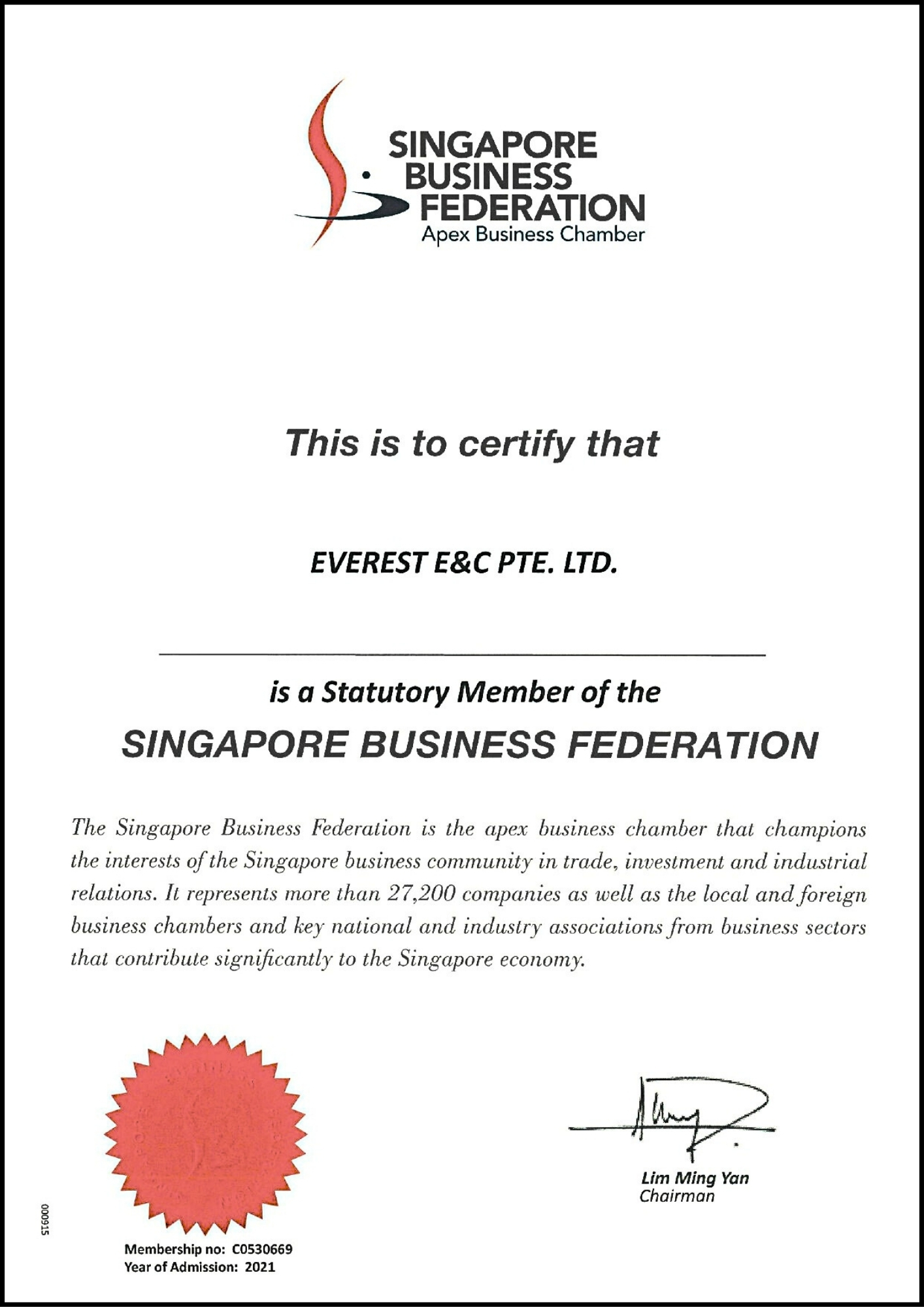 SINGAPORE BUSINESS FEDERATION